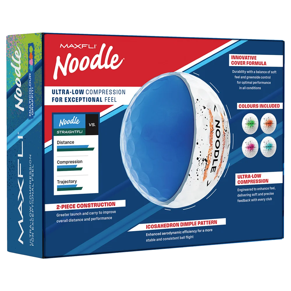 Maxfli Noodle Graffiti Golf Balls