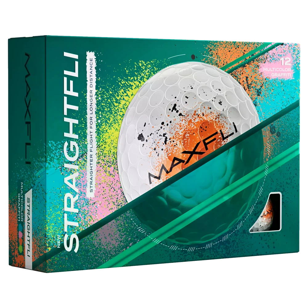 Maxfli Straightfli Graffiti Golf Balls